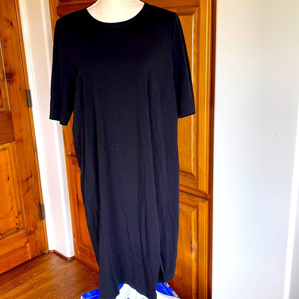 Eileen Fisher Black relaxed fit dress